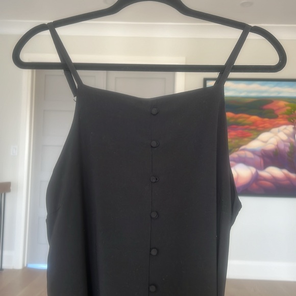 Strappy midlength Frank & Osk medium dress with pockets - Picture 2 of 8